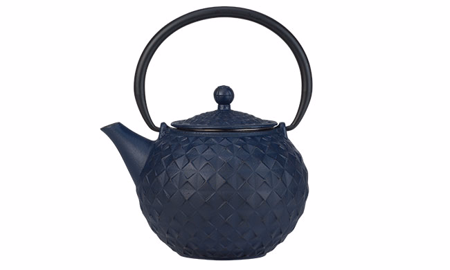 Sakai Teapot Blue 1L Cast Ironfilter Included