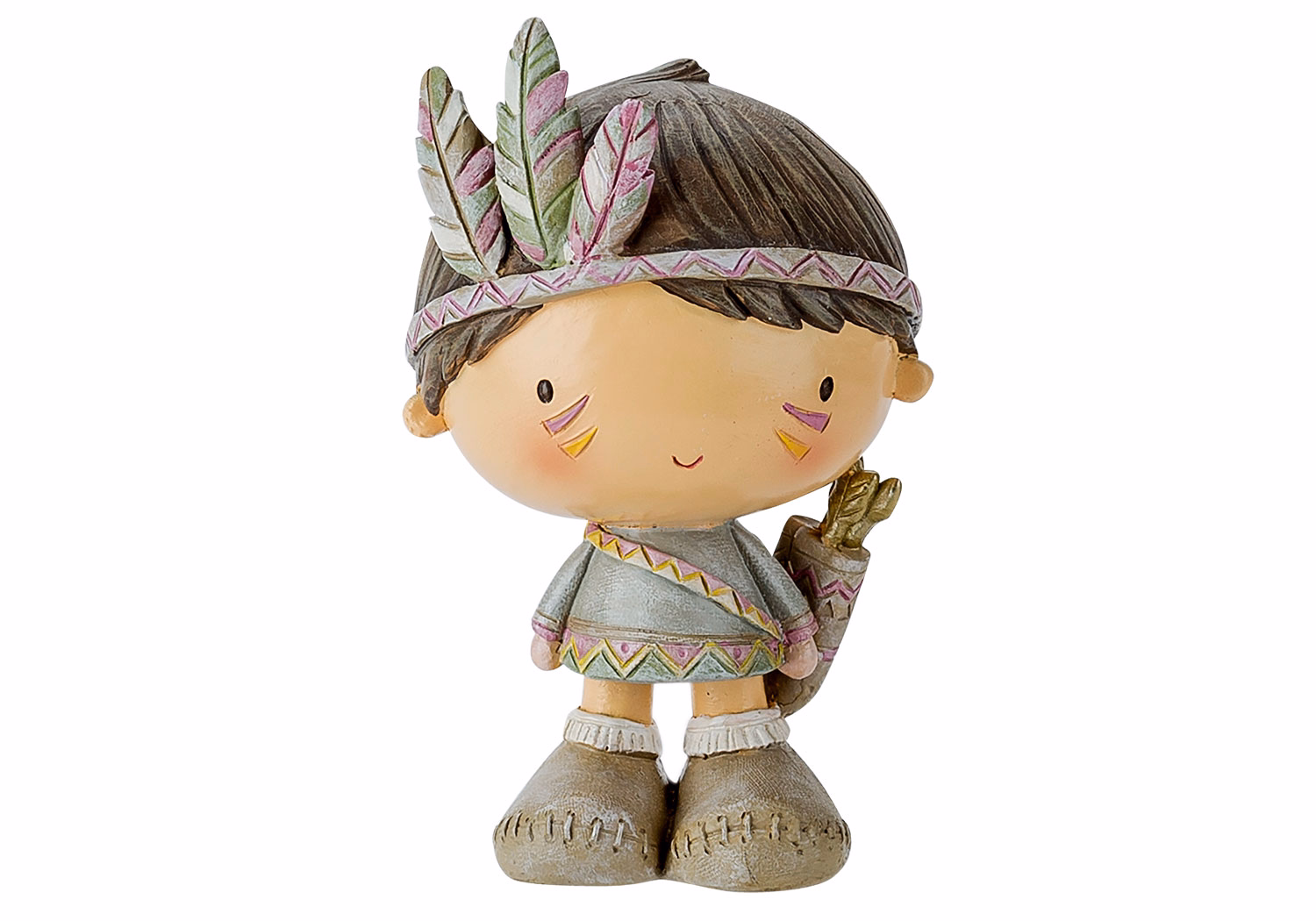 Kind Clayton Indian Blau 8,5X7Xh14Cm Polyresin