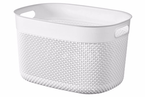 Filo Panier L Blanc 38X29Xh22Cm 