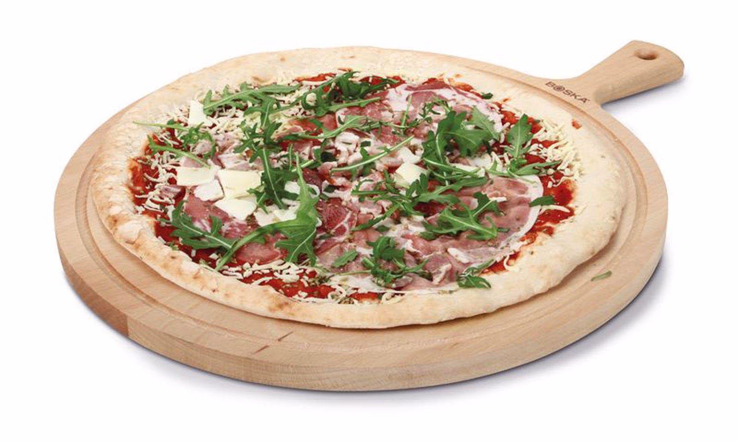 Amigo Serveerplank Xl Rond 53.5X42X1.7Cm Pizza Tapas En Kaas