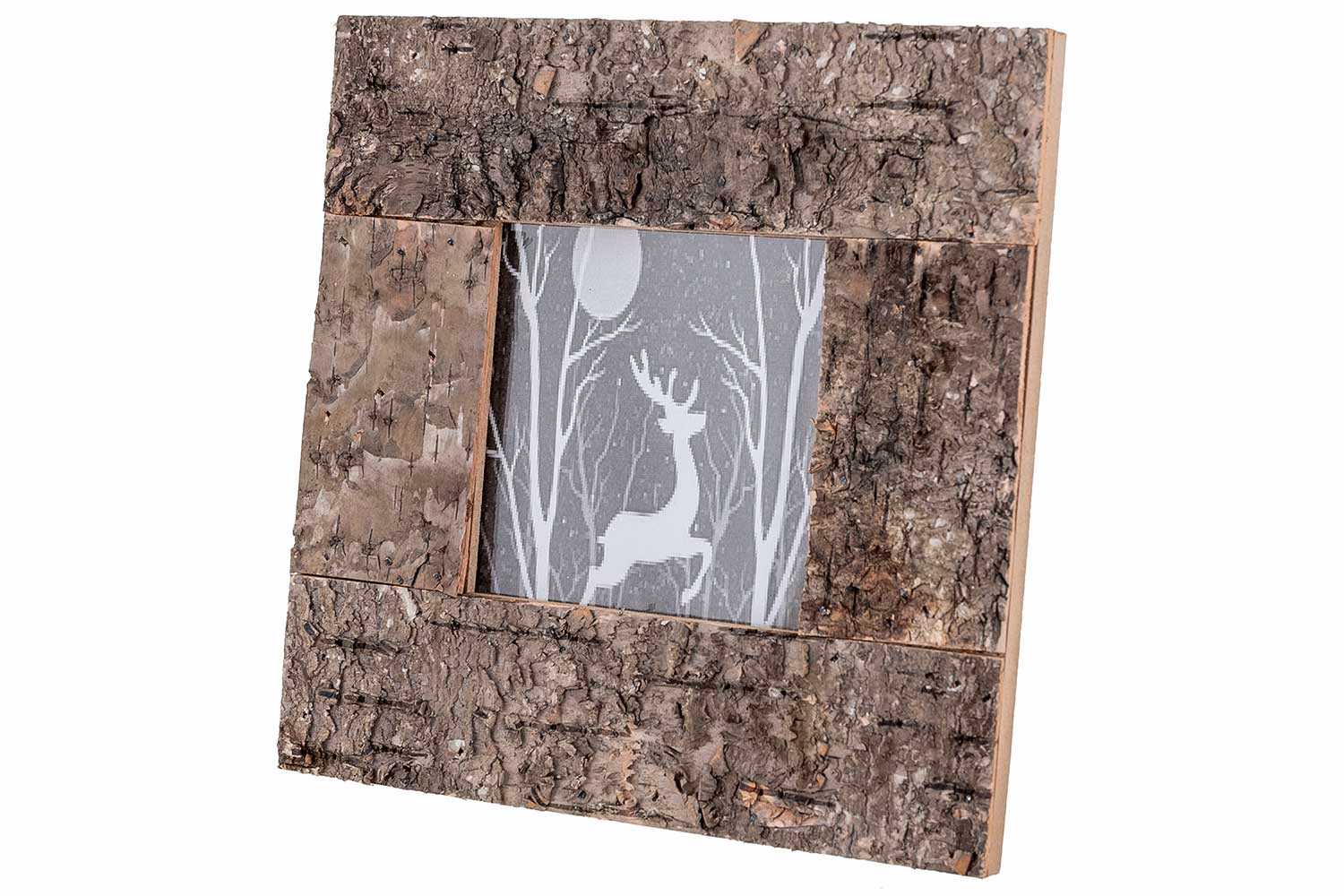 Bilderrahm Bark Braun 19X1,7Xh19Cm Holz10X10Cm