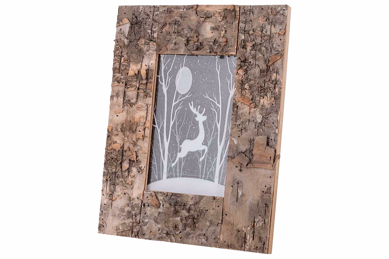 Bilderrahm Bark Braun 19X1,7Xh24,3Cm Holz 10X15Cm