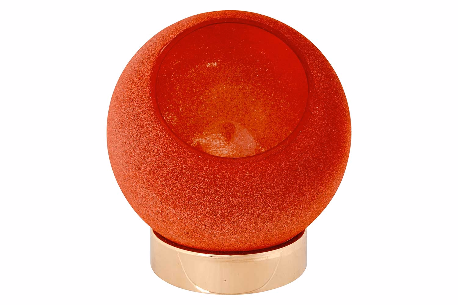 Tealight Holder Sandblast Cora D15Xh16Cm Bowl Glass