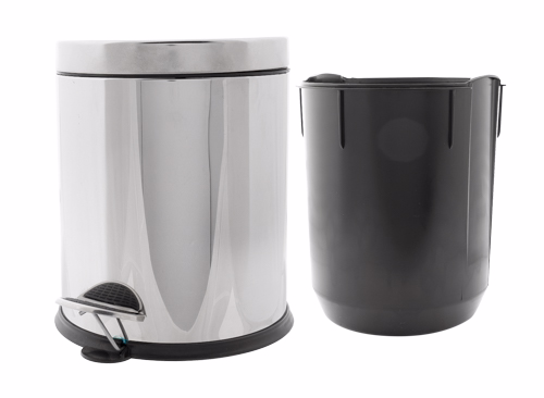 Wasty Pedaleimer 5L D20,5Xh24Cm Rundstainless Steel