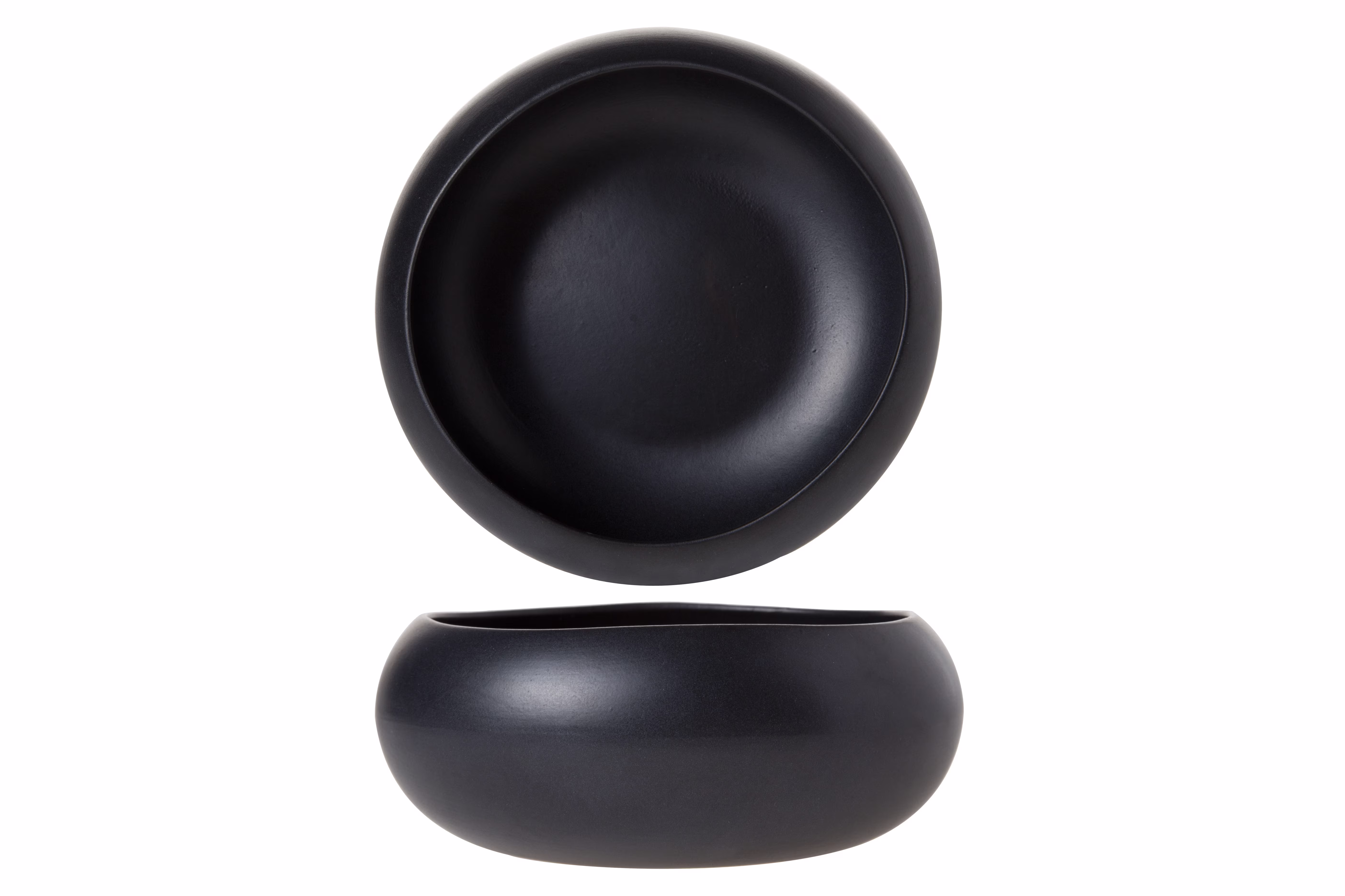 Black Mat Bowl D16Xh6.5Cm view 3