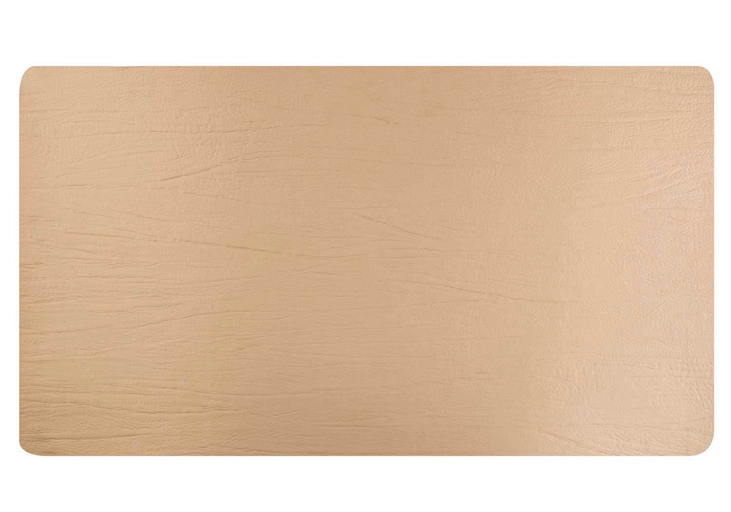 Placemat Leder Recycle Creme 43X30Cm Rechthoek