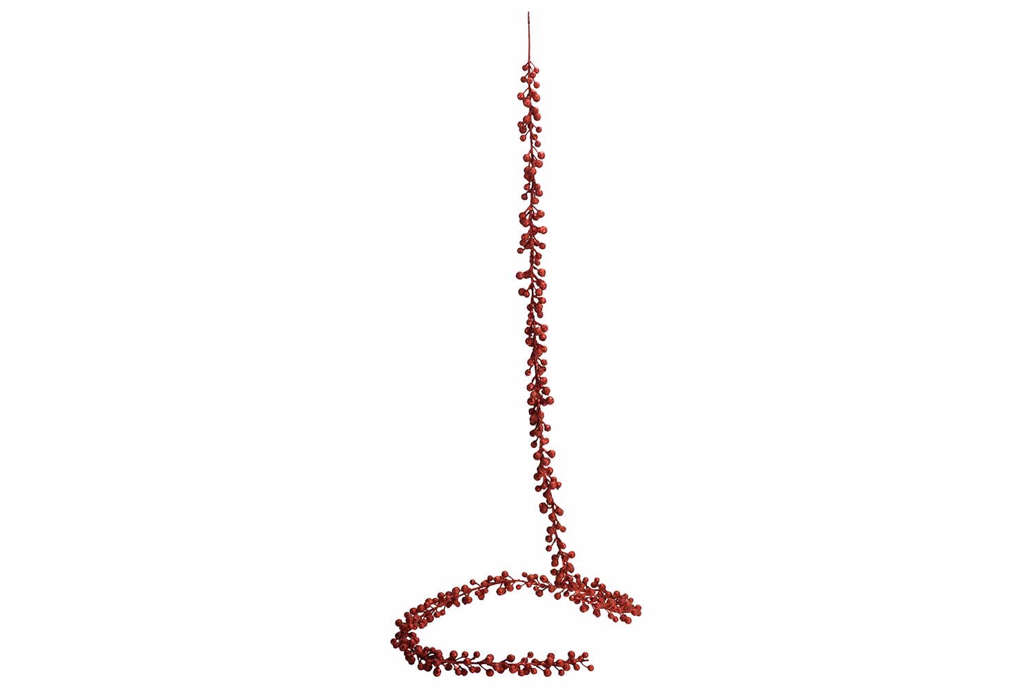 Bessenslinger Glitter Rood D3Xh230Cm Kun Ststof