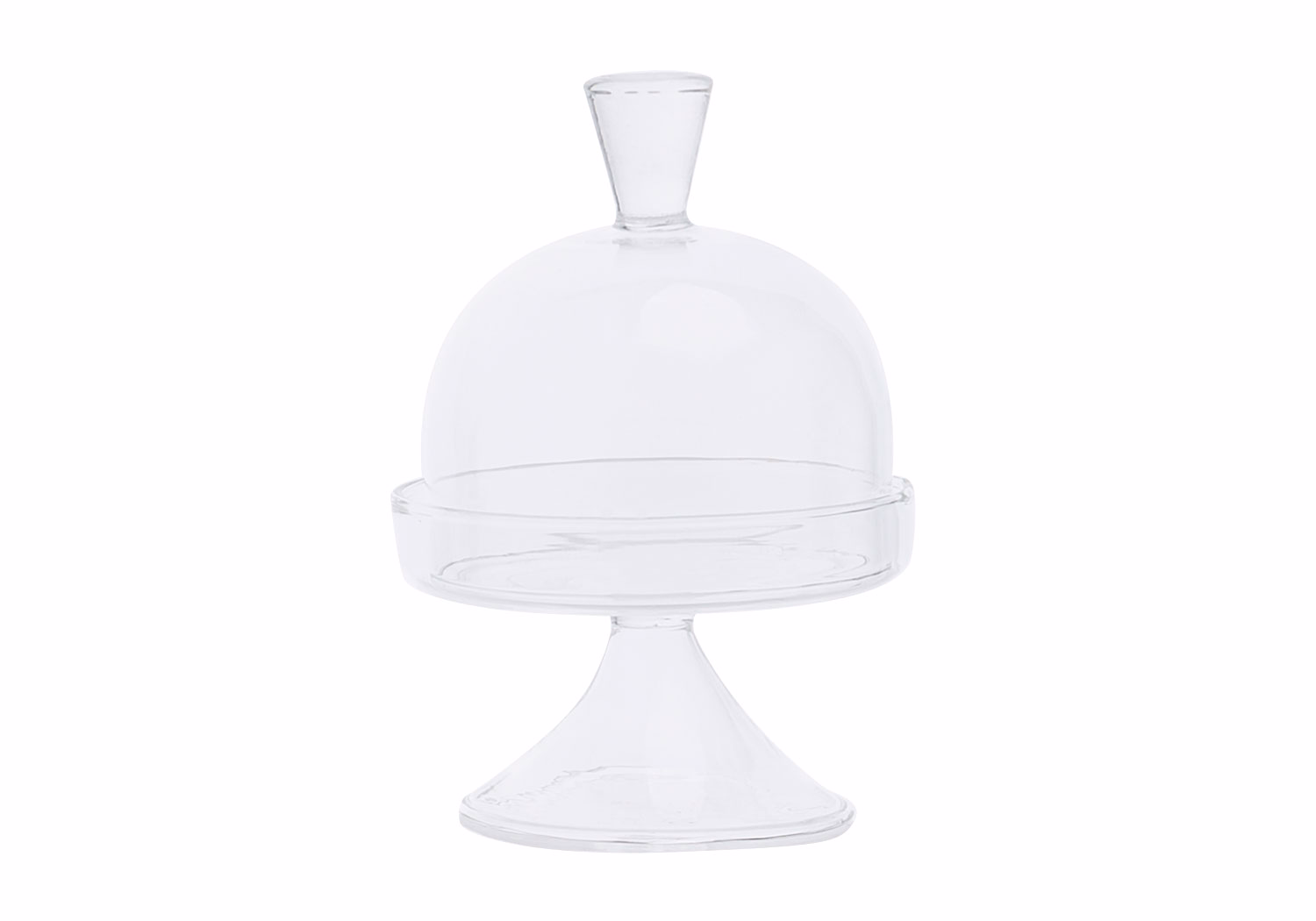 Bonbonniere Glas D7,5Xh10Cm 