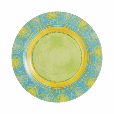 Propriano Turquoise Teller Flach D25Cm